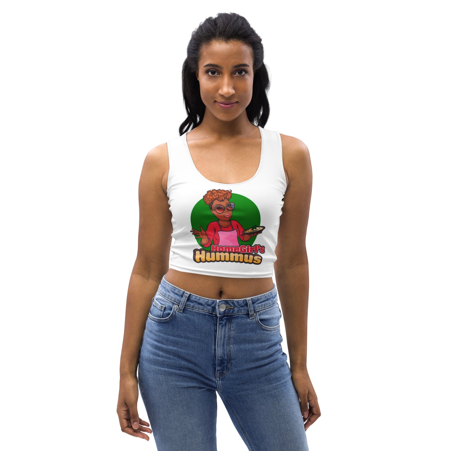 Homegirl's Hummus Cropped Tank