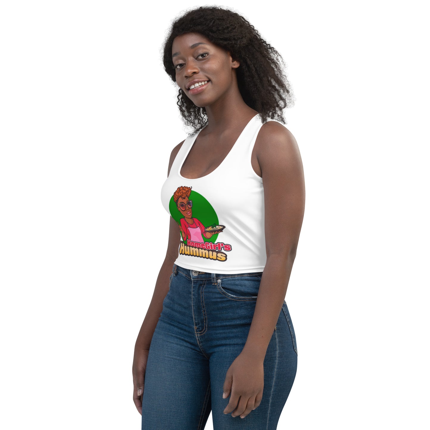 Homegirl's Hummus Cropped Tank