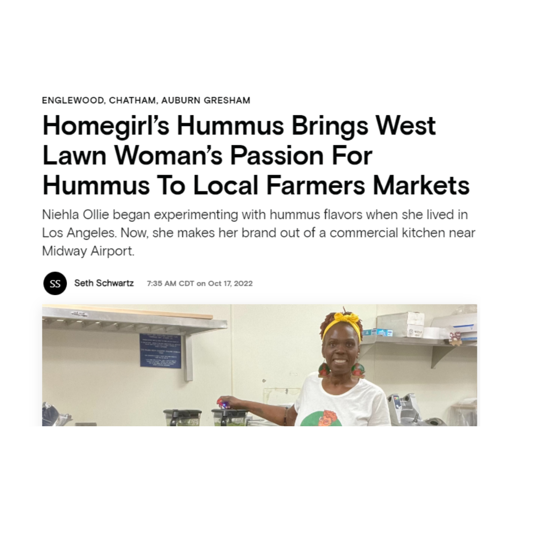 Homegirl’s Hummus brings Hummus To Local Farmers Markets